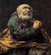 Francisco de goya y Lucientes St Peter Repentant Germany oil painting artist